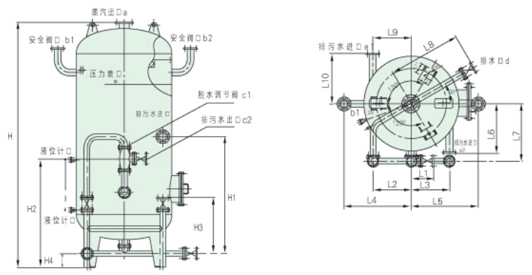 连续排污膨胀器